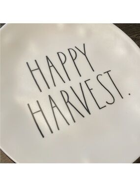 Rae Dunn 'Happy Harvest' Dinner Plates